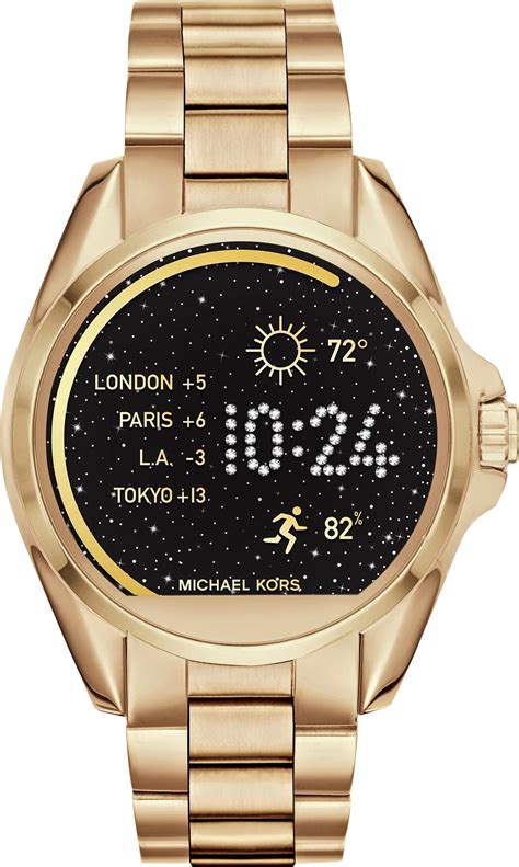 michael kors smartwatch bradshaw mkt5002|Bradshaw Gold.